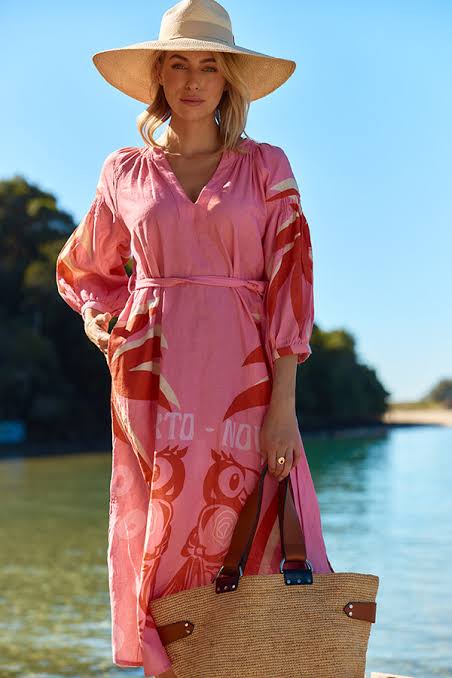 Itami Sakanto Kaftan Porto Pink