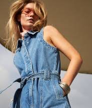 Lollys Laundry Cora Denim Playsuit