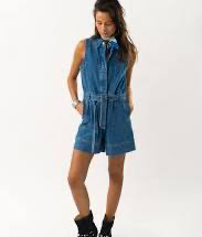 Lollys Laundry Cora Denim Playsuit