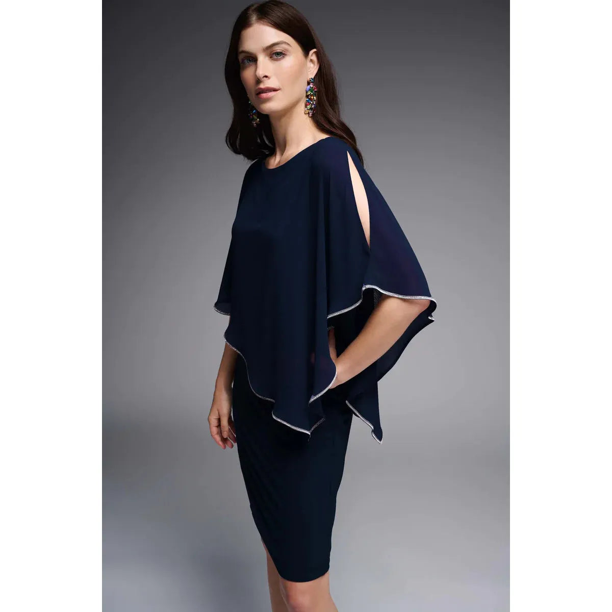 Joseph Ribkoff LDS Dress Midnight Blue 223762S