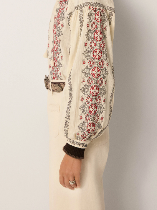 Maison Hotel Danubio Virginia Blouse Ecru