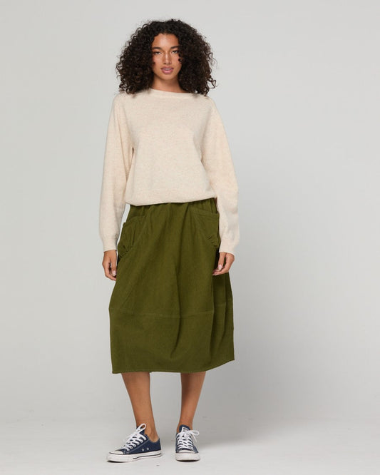Boom Shankar chord guru skirt (Olive Green Midnight Blue or Merlot)