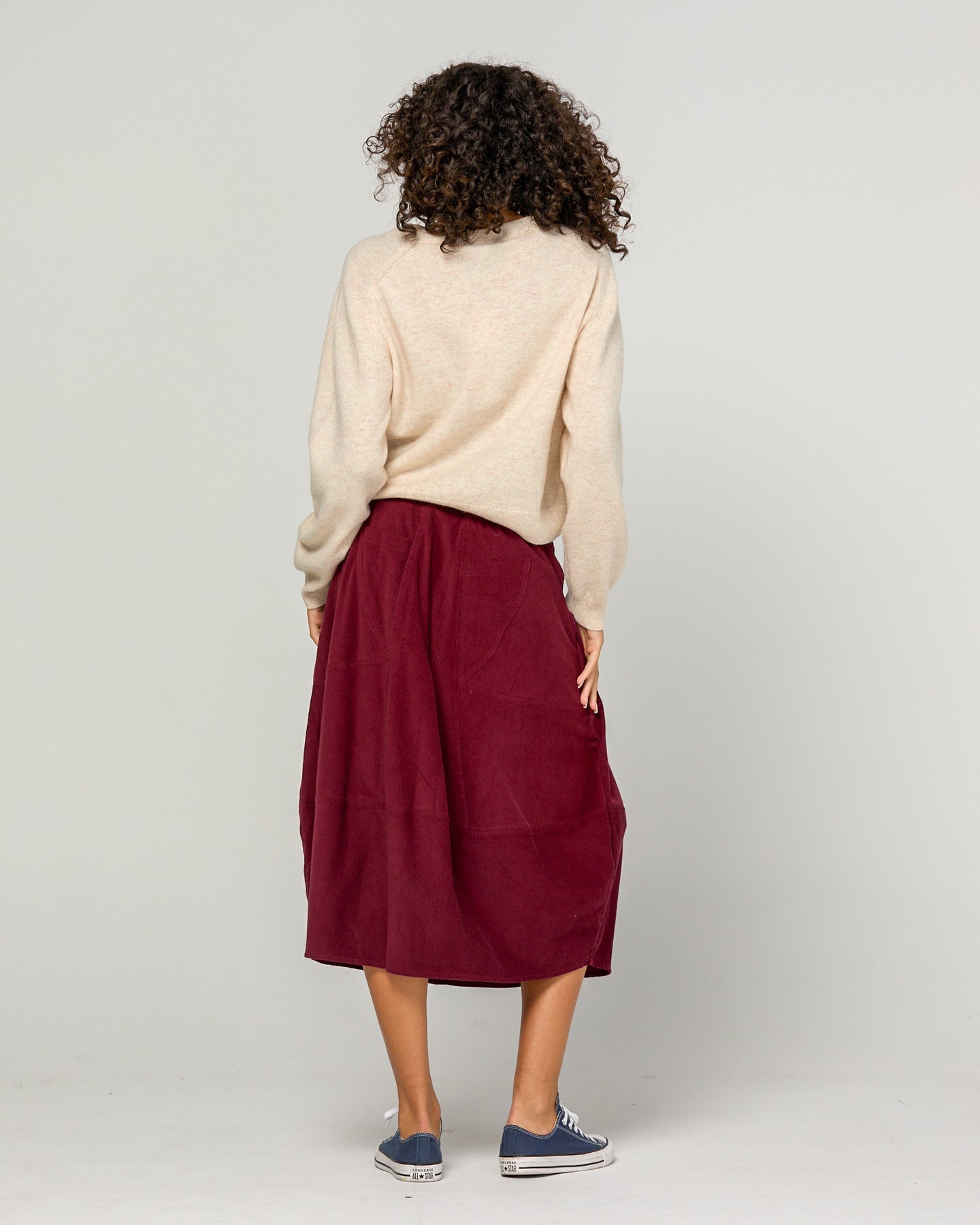 Boom Shankar chord guru skirt (Olive Green Midnight Blue or Merlot)