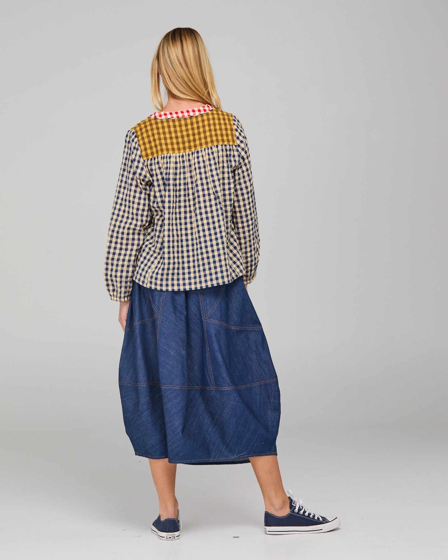 Boom Shankar Guru Skirt Dark Denim