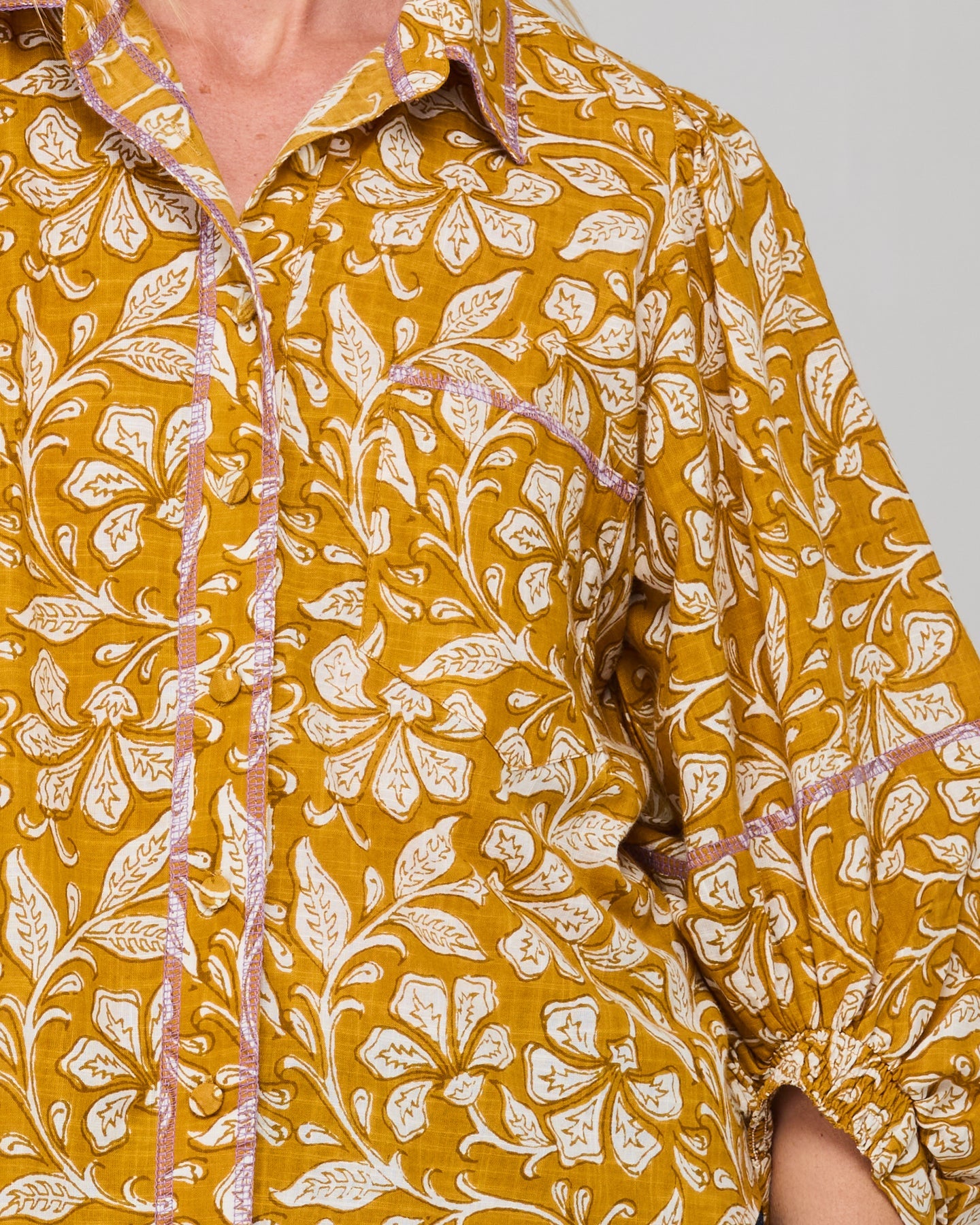 Boom Shankar Pari Shirt Izumi Mustard