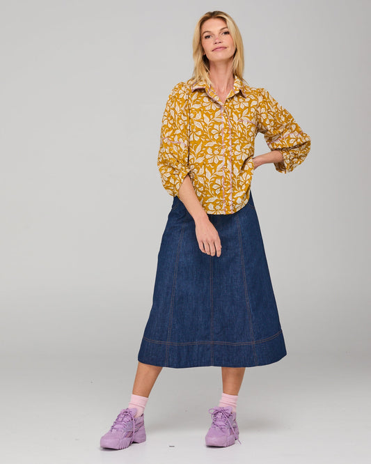 Boom Shankar Pari Shirt Izumi Mustard