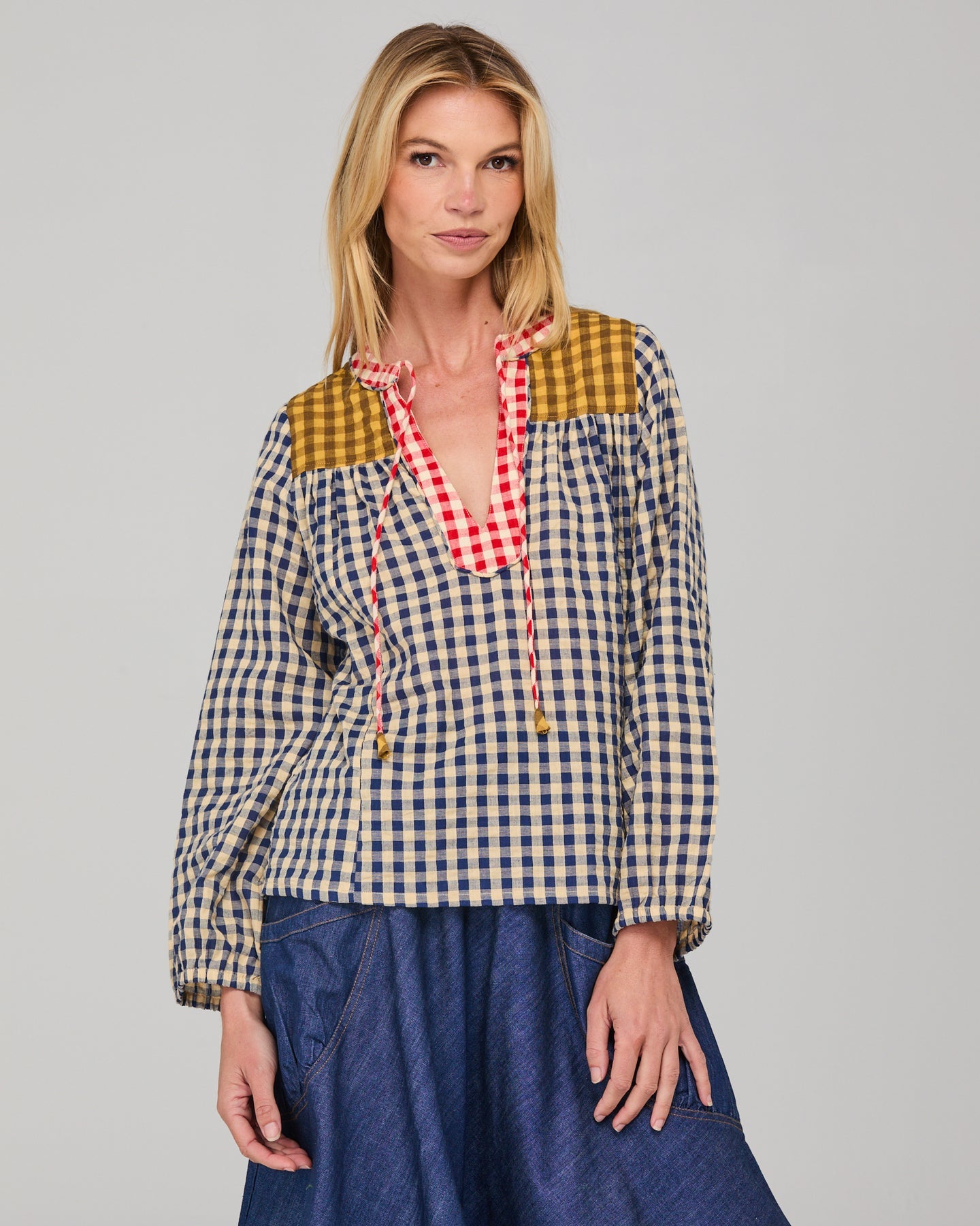 Boom Shankar Fleetwood Top Navy Spliced