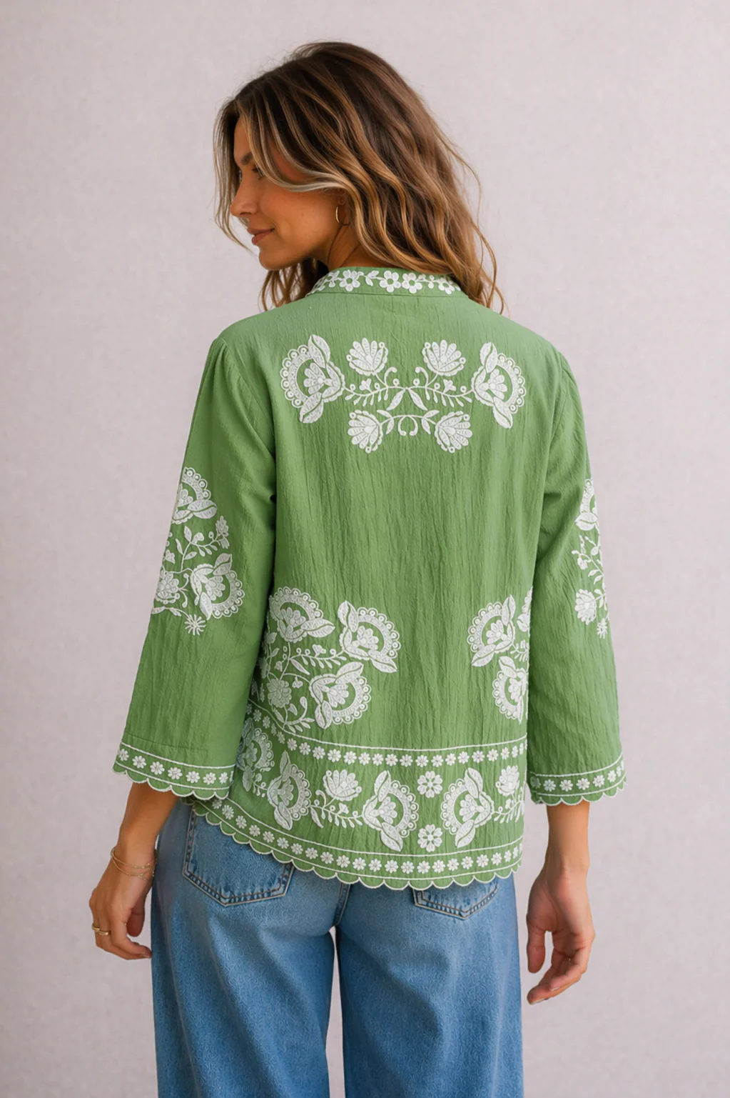 Azure & Indigo Olivine Jacket Olive