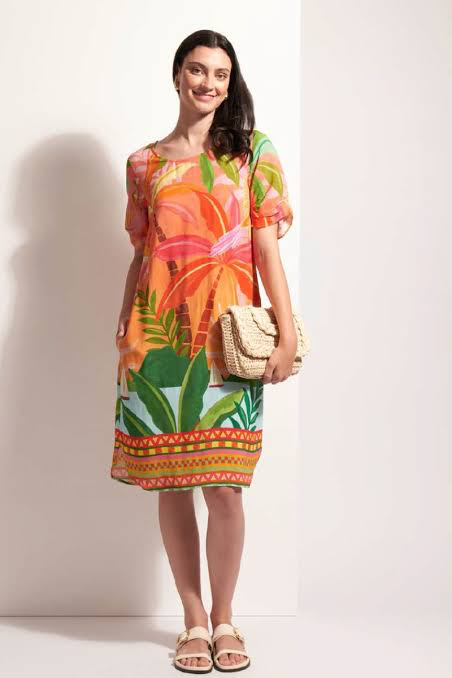 Foil Sun-kissed Podium Dress