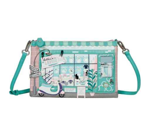Vendula Bubble Cats Laundromat Kate Bag