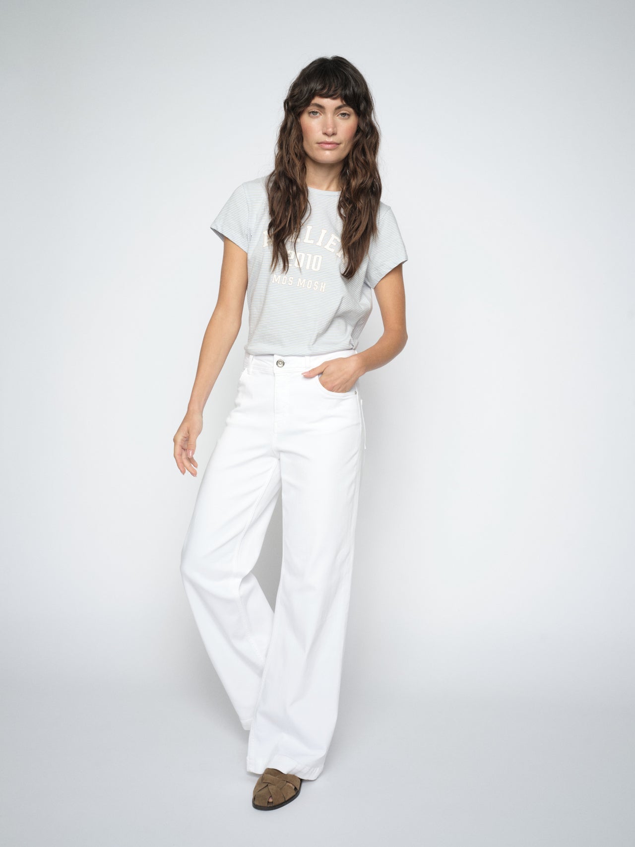 Mos Mosh Dara Deluxe Jeans Brt White