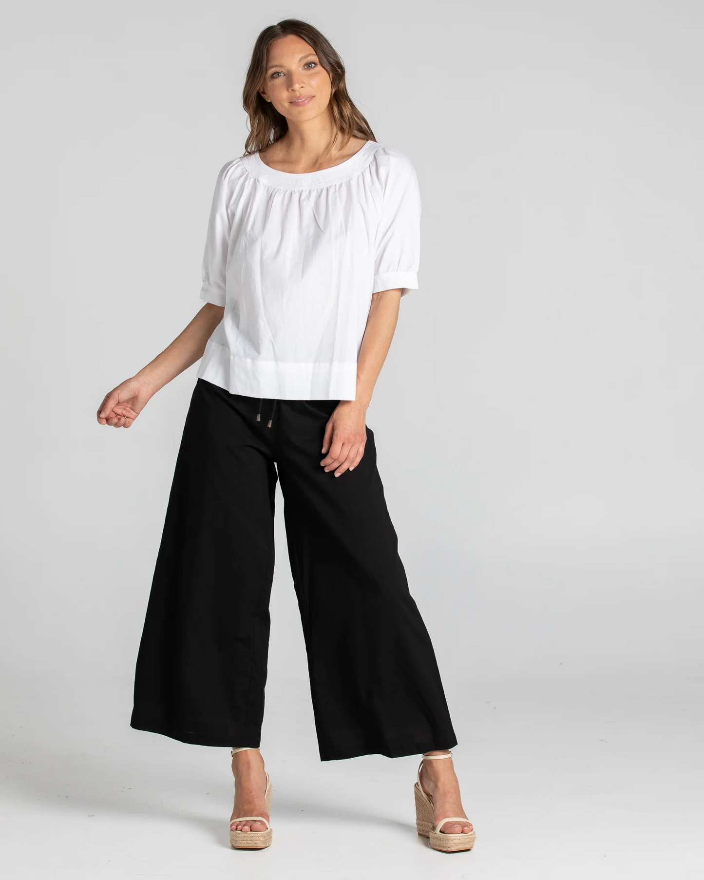Boom Shankar Ria Pant Basic Black or White