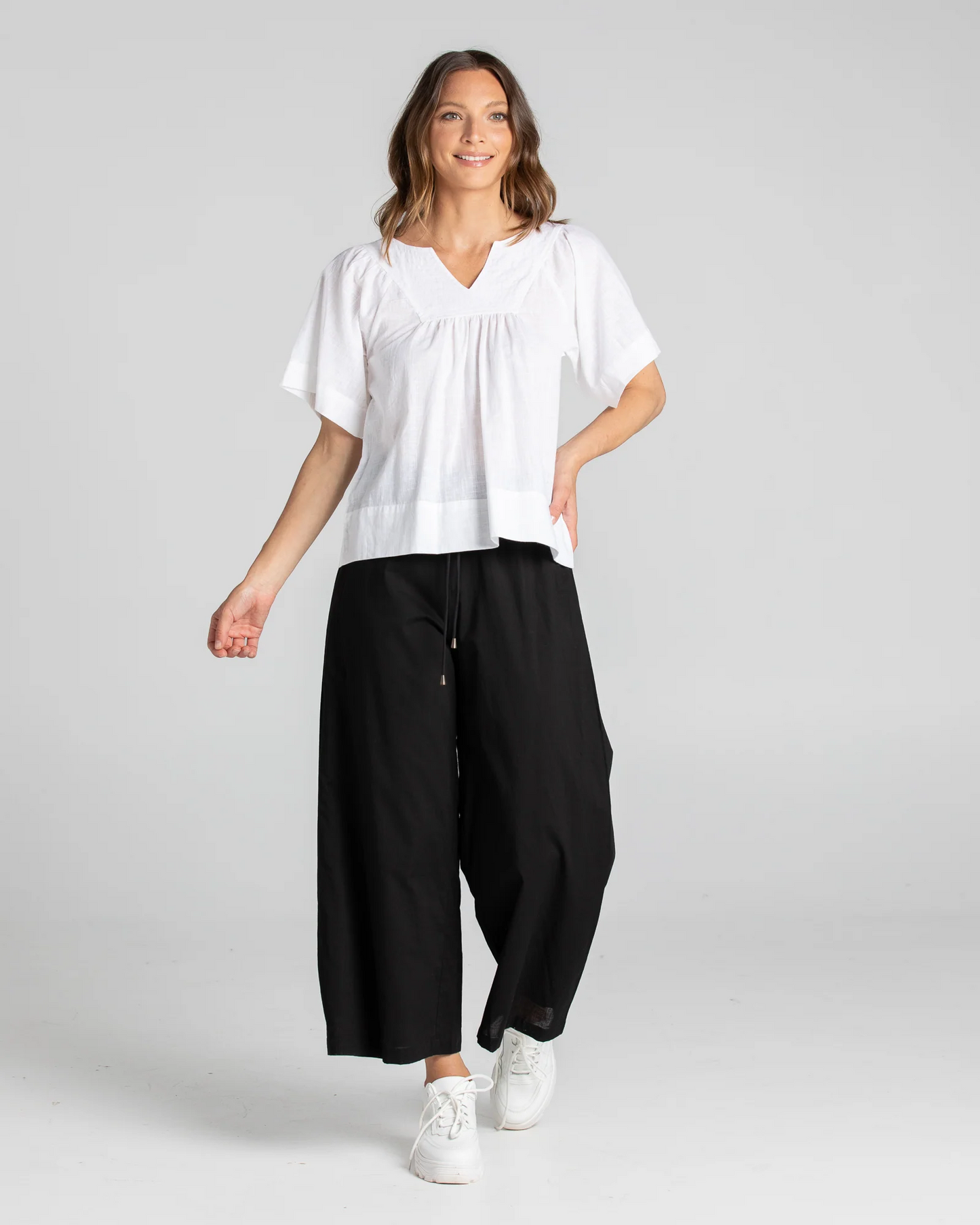 Boom Shankar Ria Pant Basic Black or White