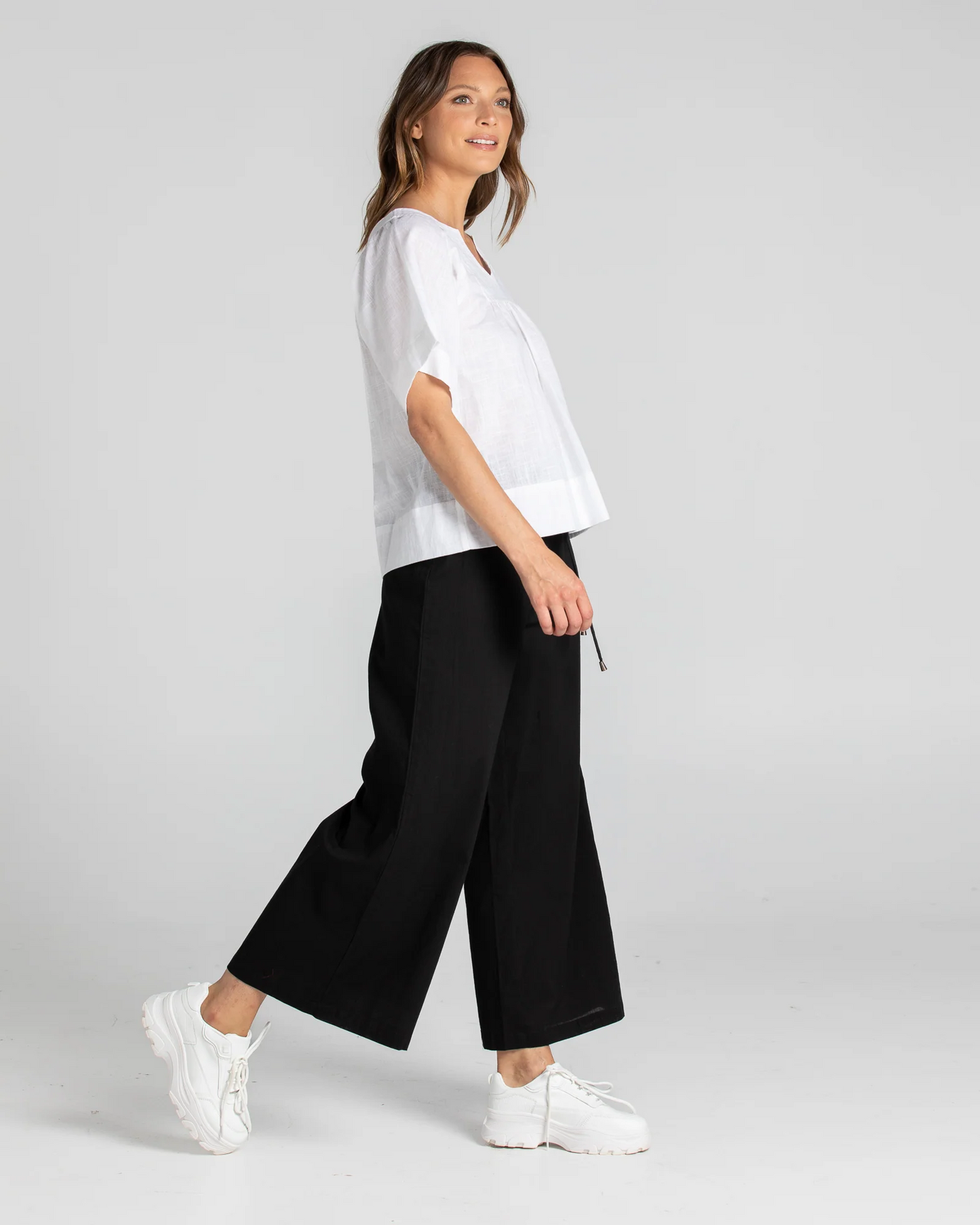 Boom Shankar Ria Pant Basic Black or White