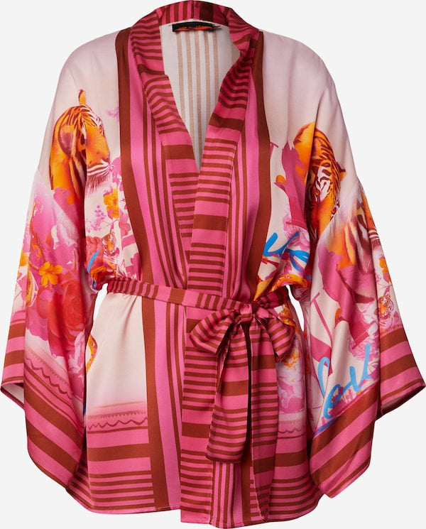 Miss Goodlife Kimono Blush Tiger Multicolor