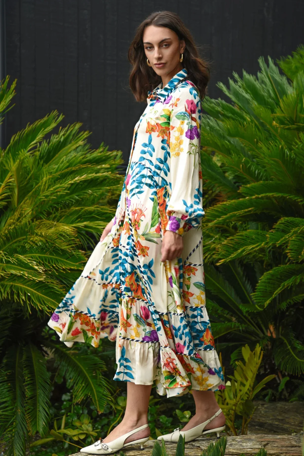 Cooper Love To The Maxi-Mum Dress/Cream Floral