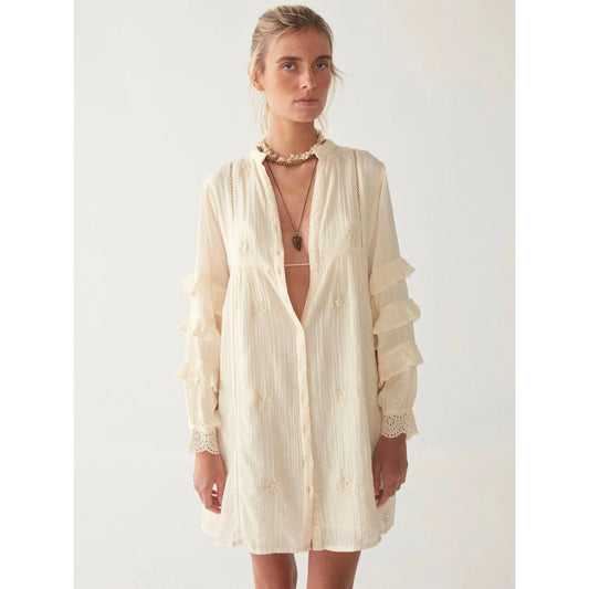 Maison Hotel Lutetia Dress Menorca Ecru