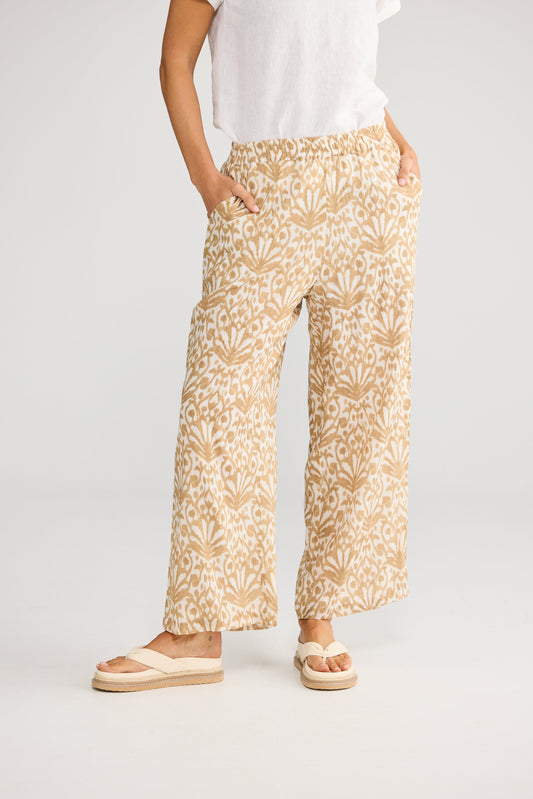 Holiday Playa Pant Taupe Spring Fan