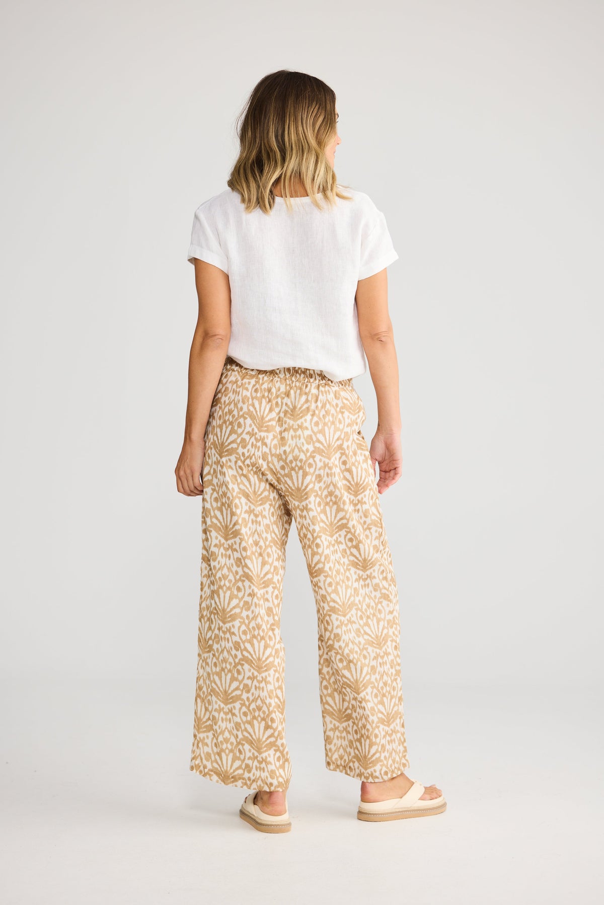 Holiday Playa Pant Taupe Spring Fan