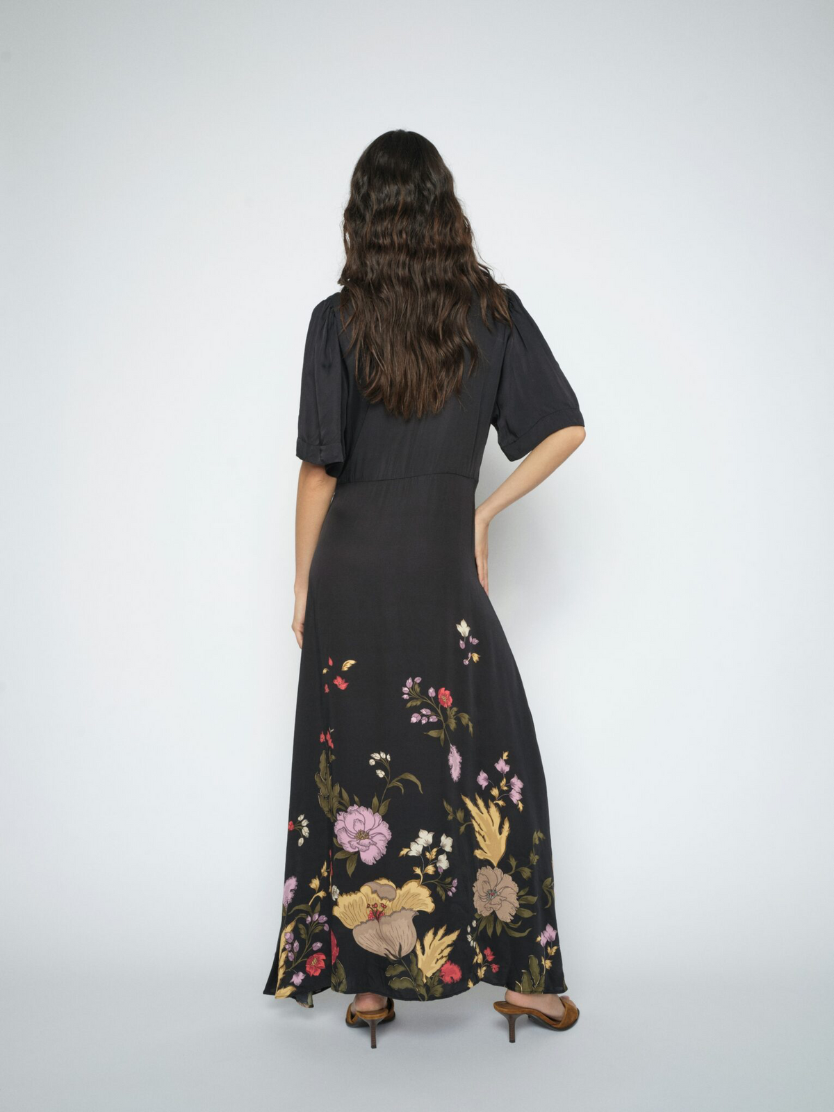 Mos Mosh Wandi Flowwi Dress Black