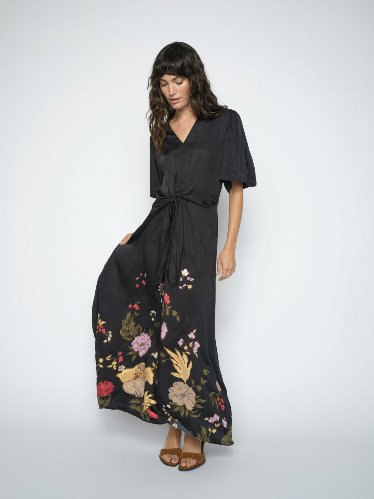 Mos Mosh Wandi Flowwi Dress Black