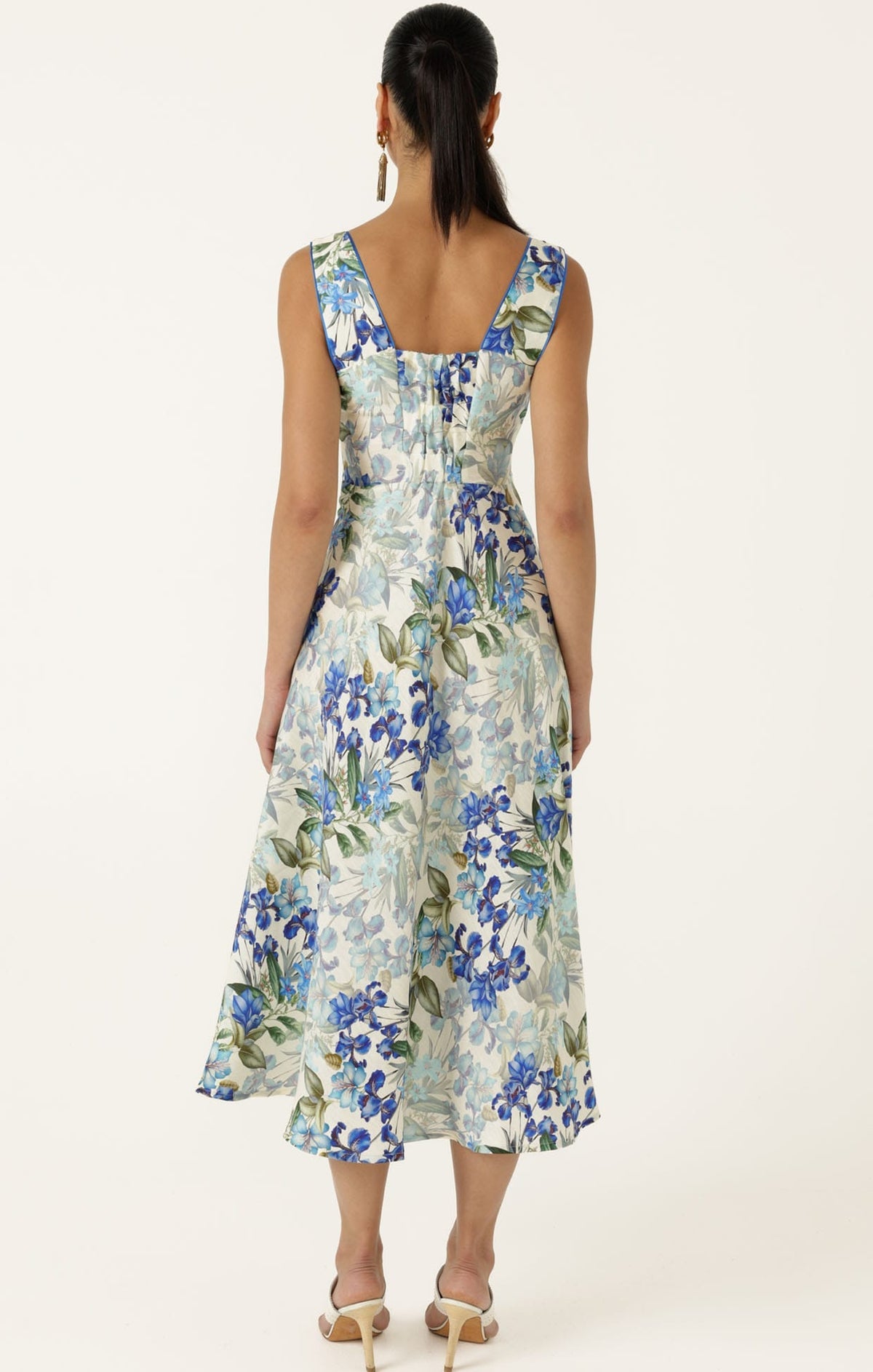 Sacha Drake Antoinette Midi - Blue Iris