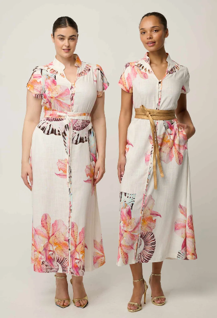 Once Was Cattleya Maxi Dress - Nautilus Bloom