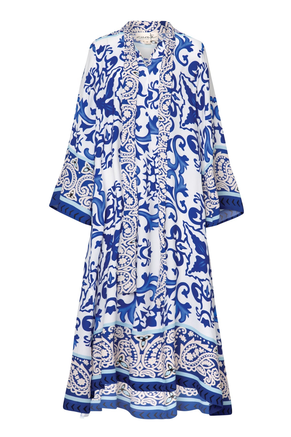 Curate Little Swish Sunshine Dress Blue Tile