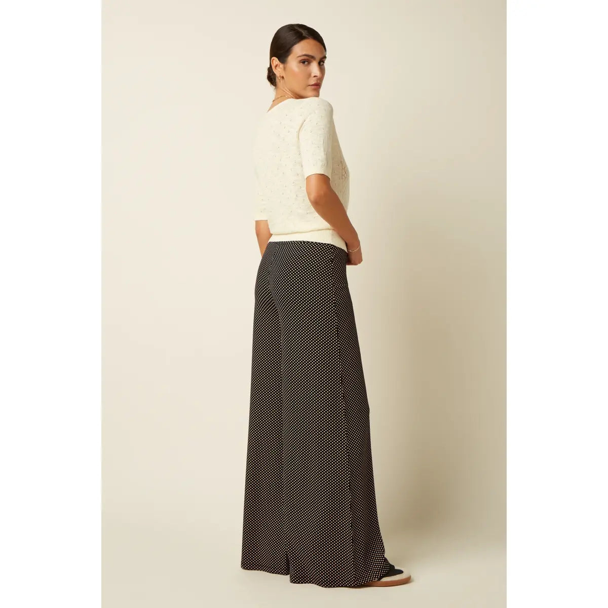 King Louie Border Palazzo Pants - Piper/Black