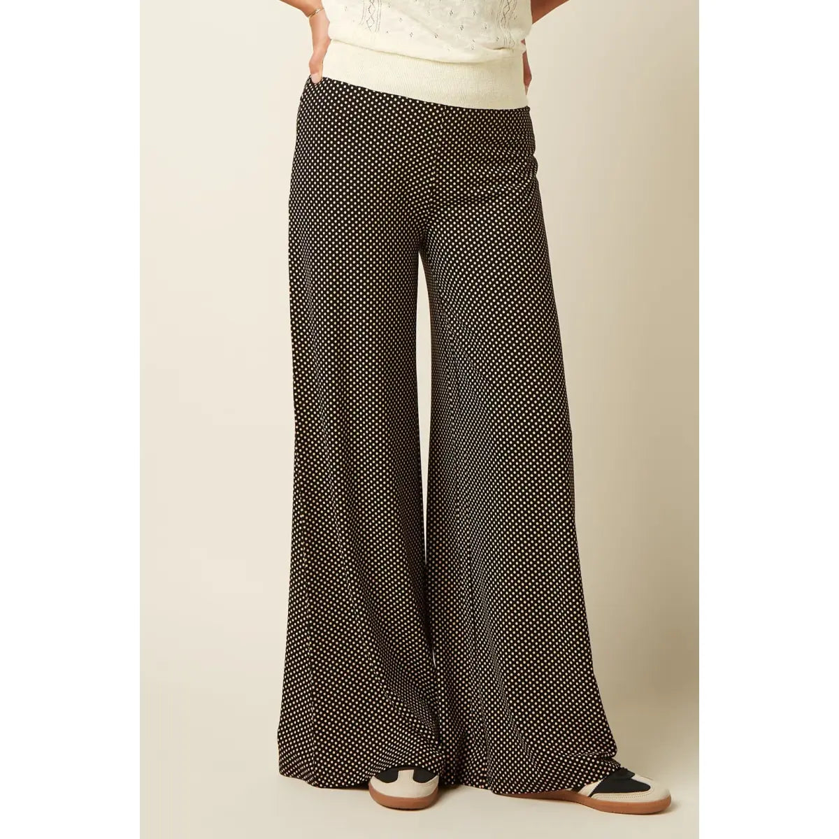 King Louie Border Palazzo Pants - Piper/Black