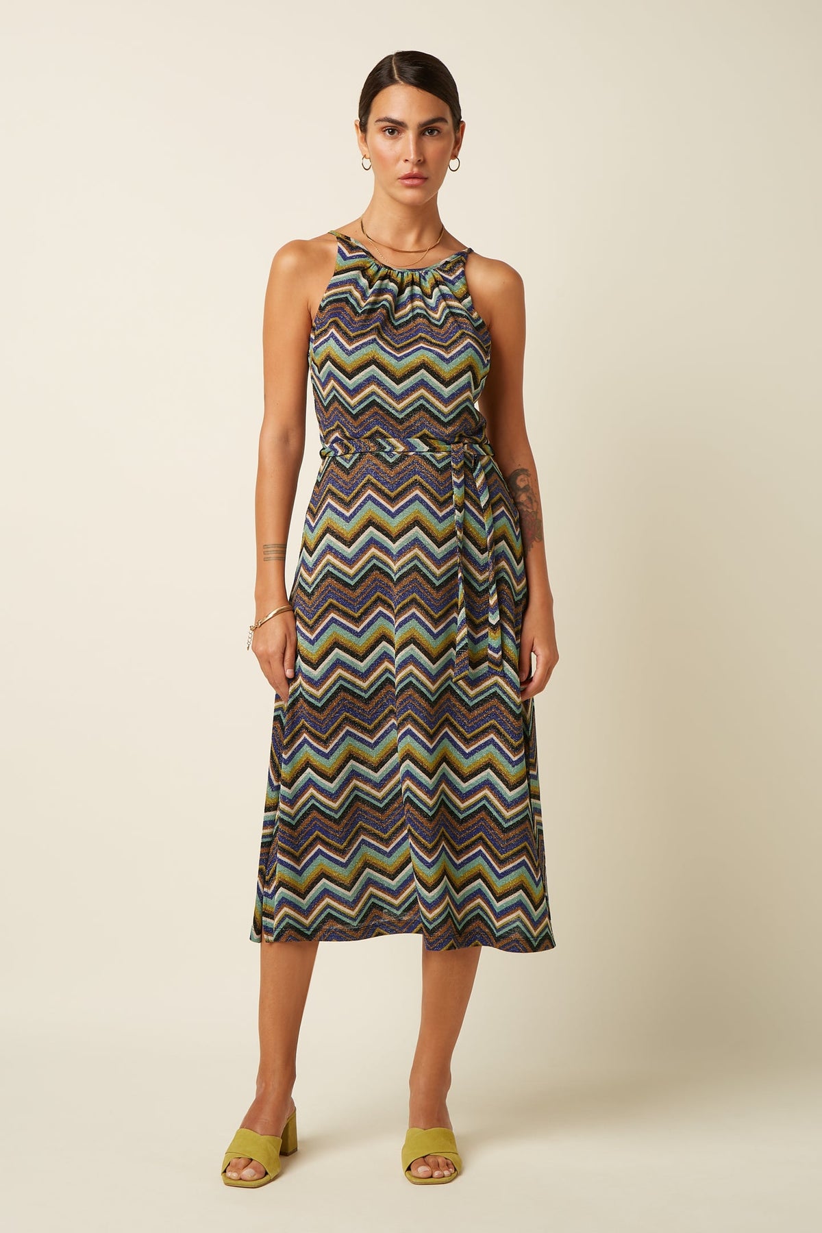 King Louie Hazel Dress - Shio/Strong Blue