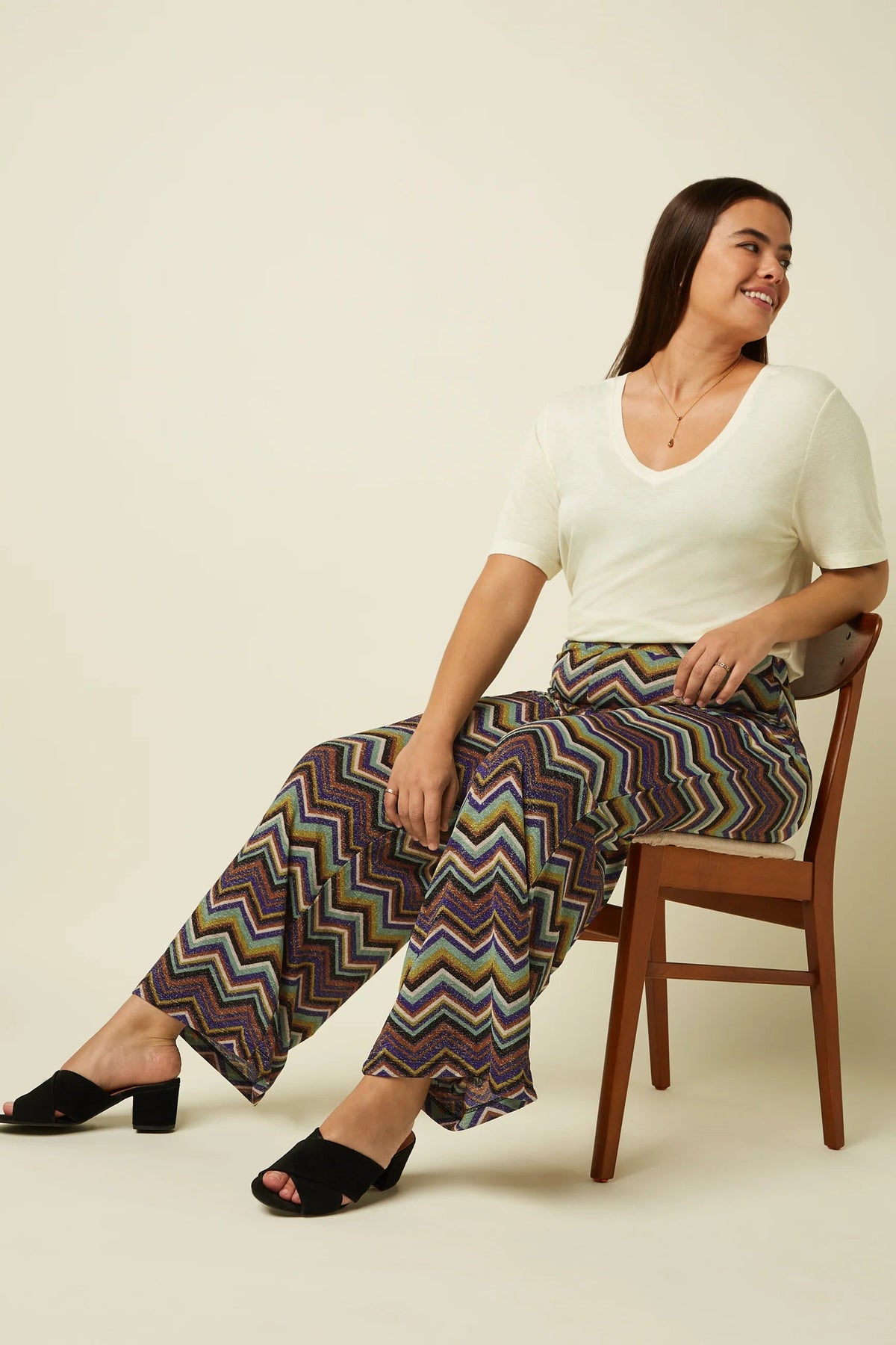 King Louie Sara Pants Shio - Strong Blue
