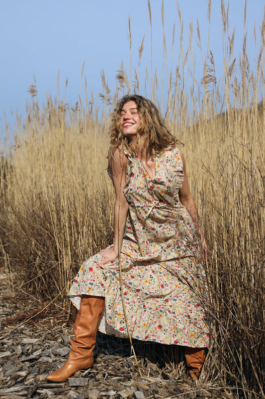 Lolly's Laundry Samo Midi Dress Flower Print