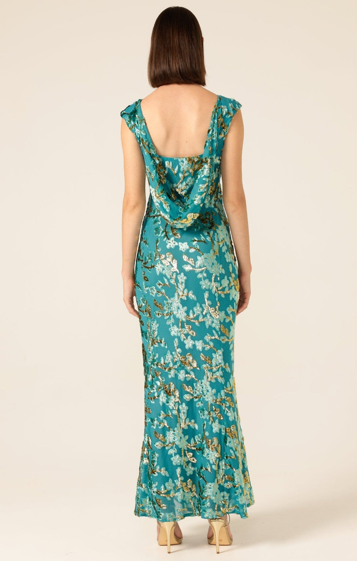 Sacha Drake Heavenly Heights Maxi Dress - Turquoise Gold
