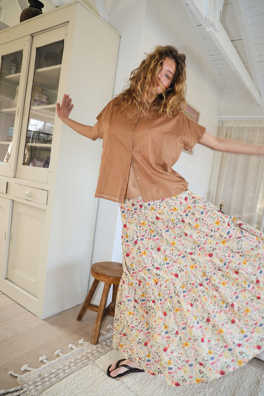 Lolly's Laundry Mya Shirt Camel