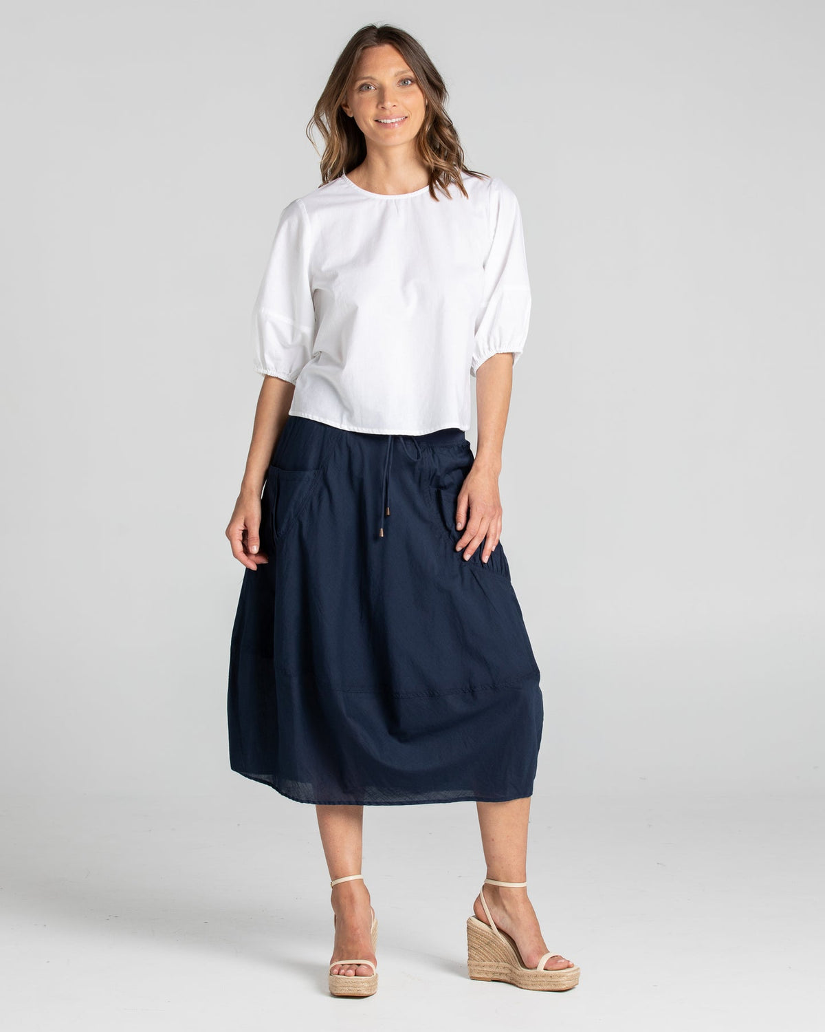 Boom Shankar Guru Skirt - Navy