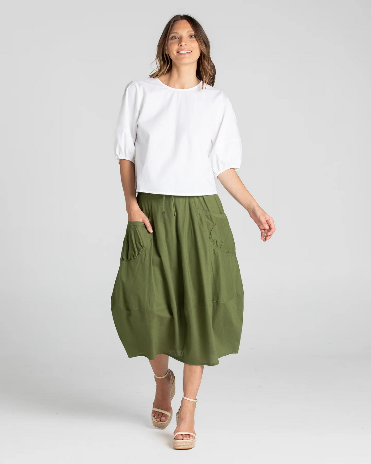Boom Shankar Guru Skirt ~ Khaki