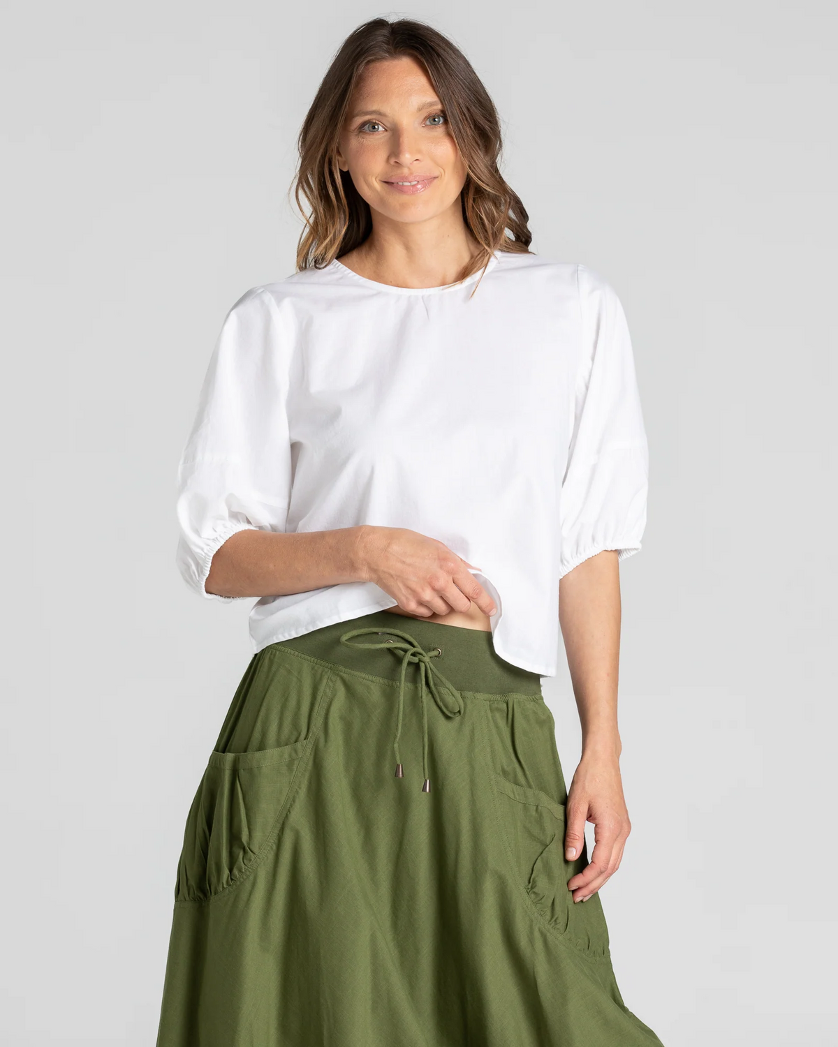 Boom Shankar Guru Skirt ~ Khaki