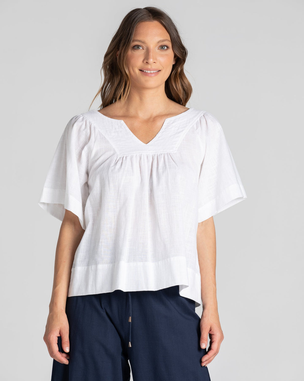 Boom Shankar Basics Freya Top ~ White / Black