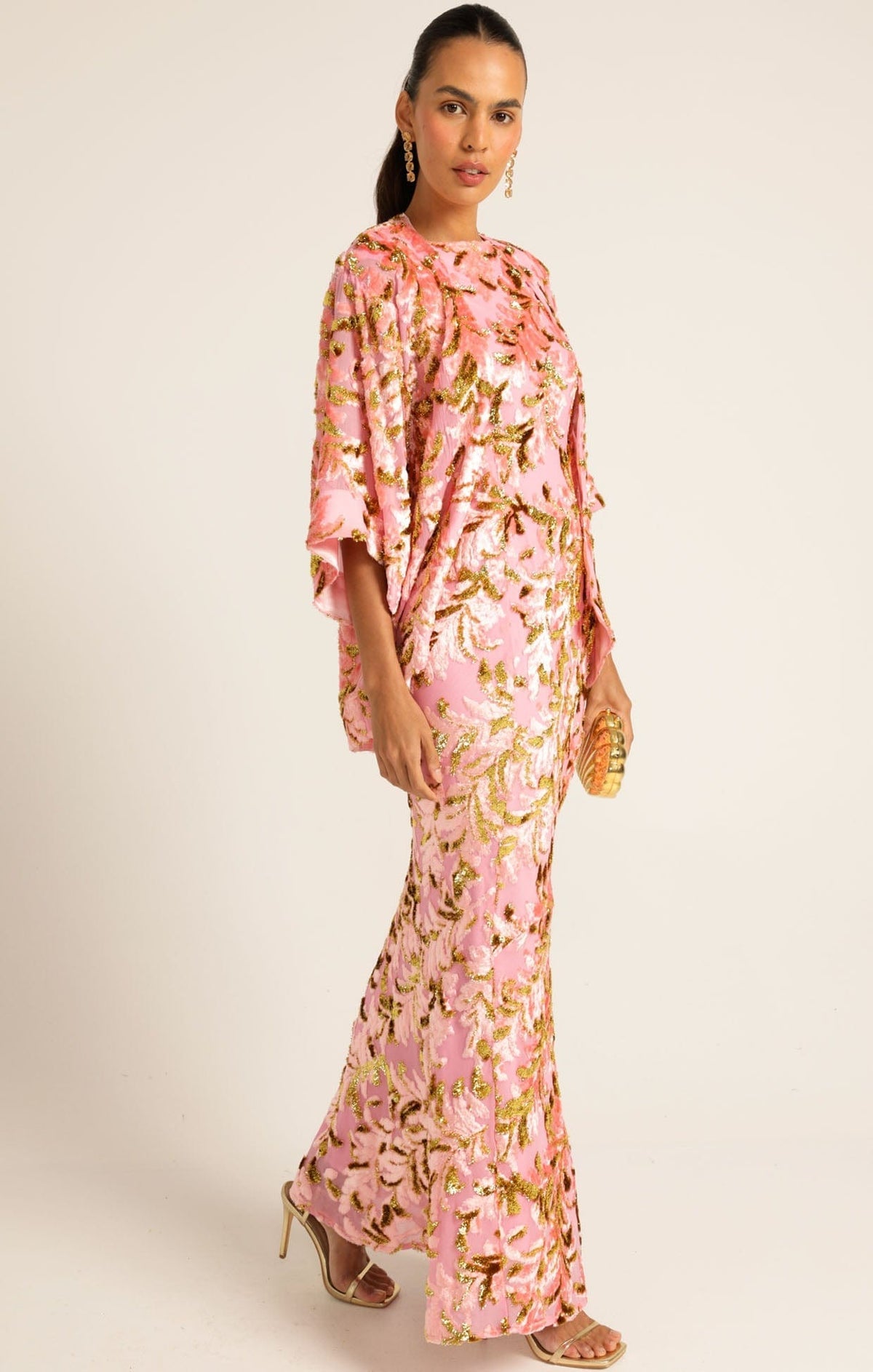 Sacha Drake Blossom Kimono ~ Pink Gold