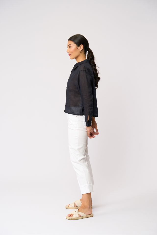Foil Party In Back Shirt True Navy
