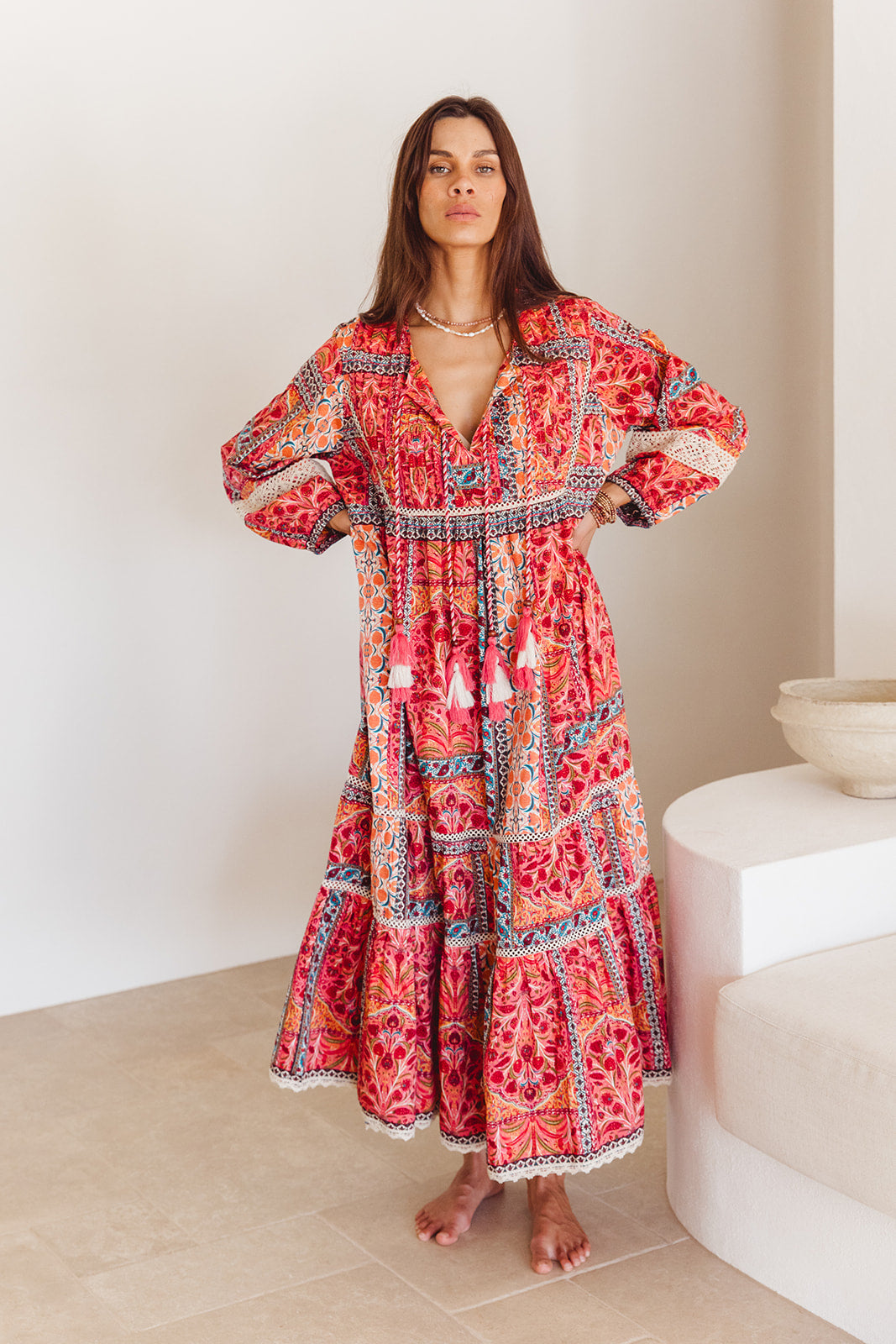 I Am Pylgrym Boho Maxi in Temple Print