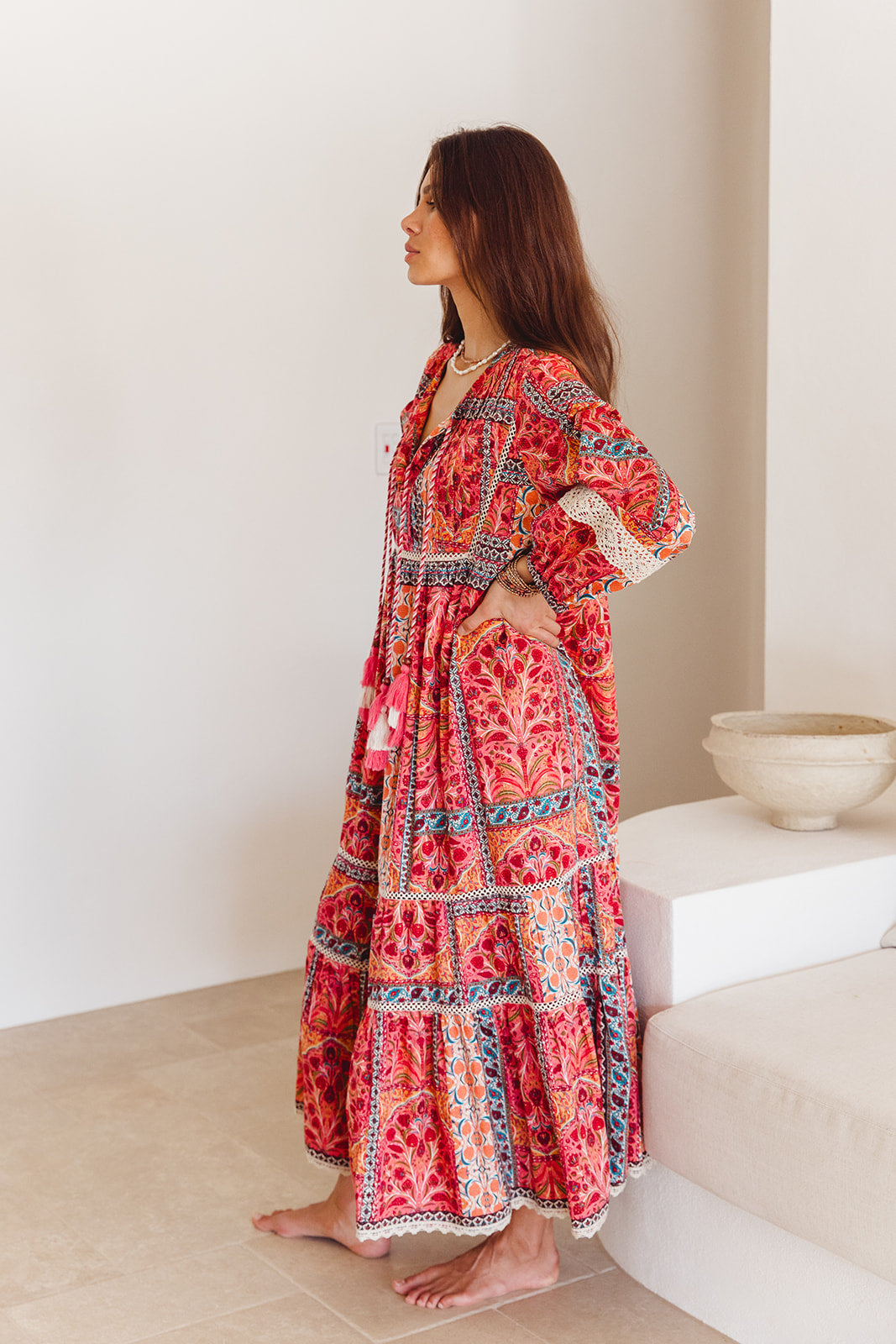 I Am Pylgrym Boho Maxi in Temple Print