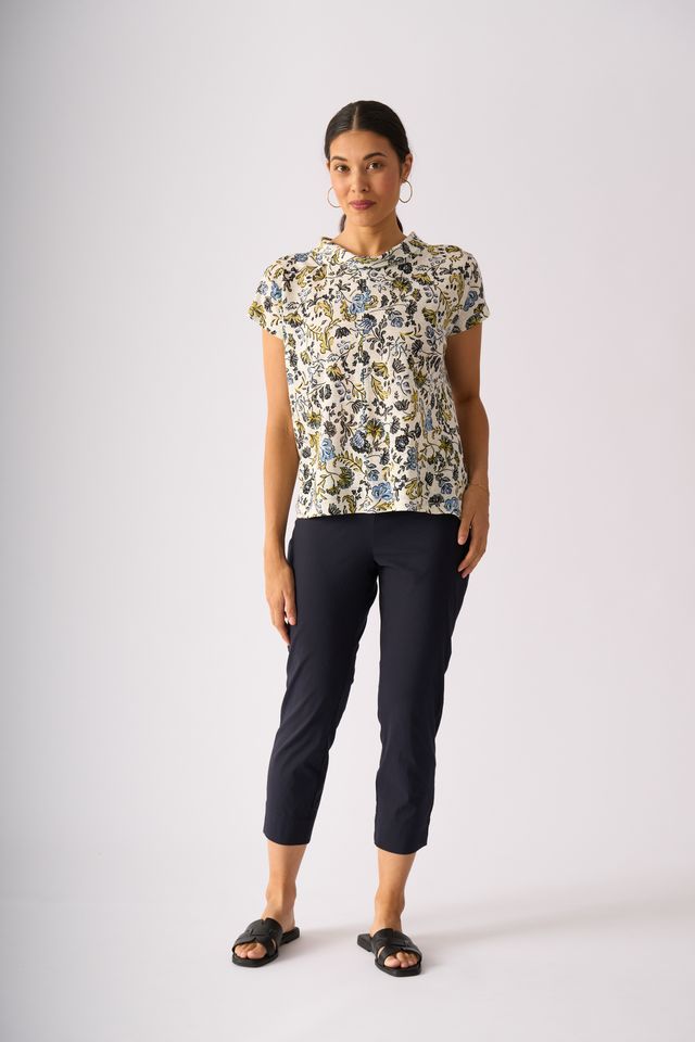 Foil Fuss Free Capri True Navy