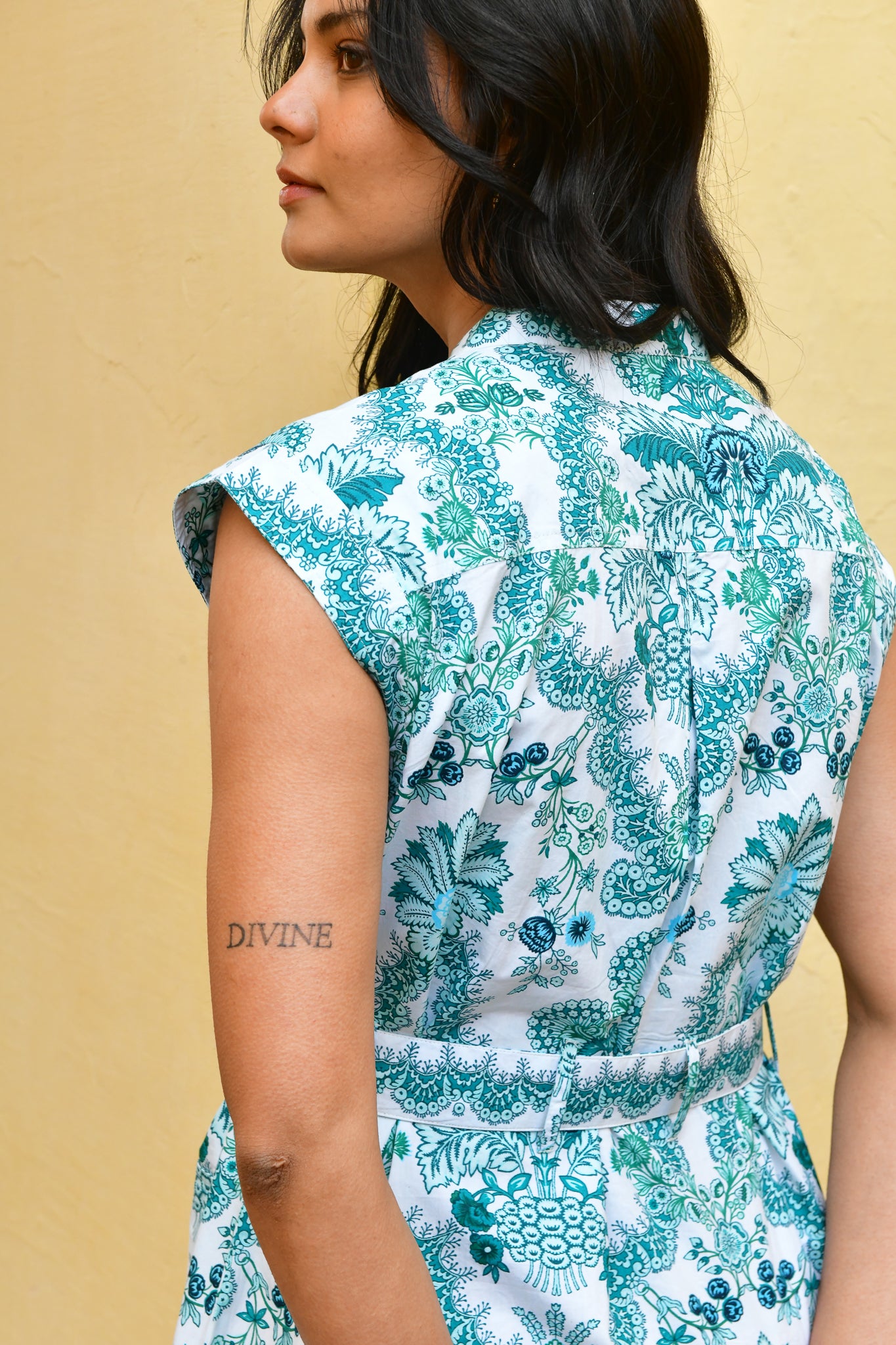 Azure and Indigo Leilani Safari Dress Sea