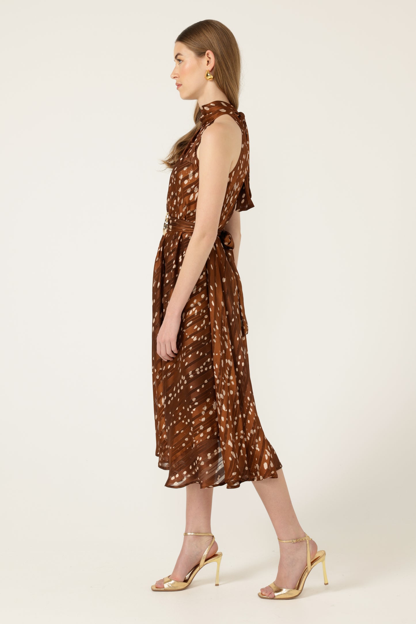 Sacha Drake maple midi dress
