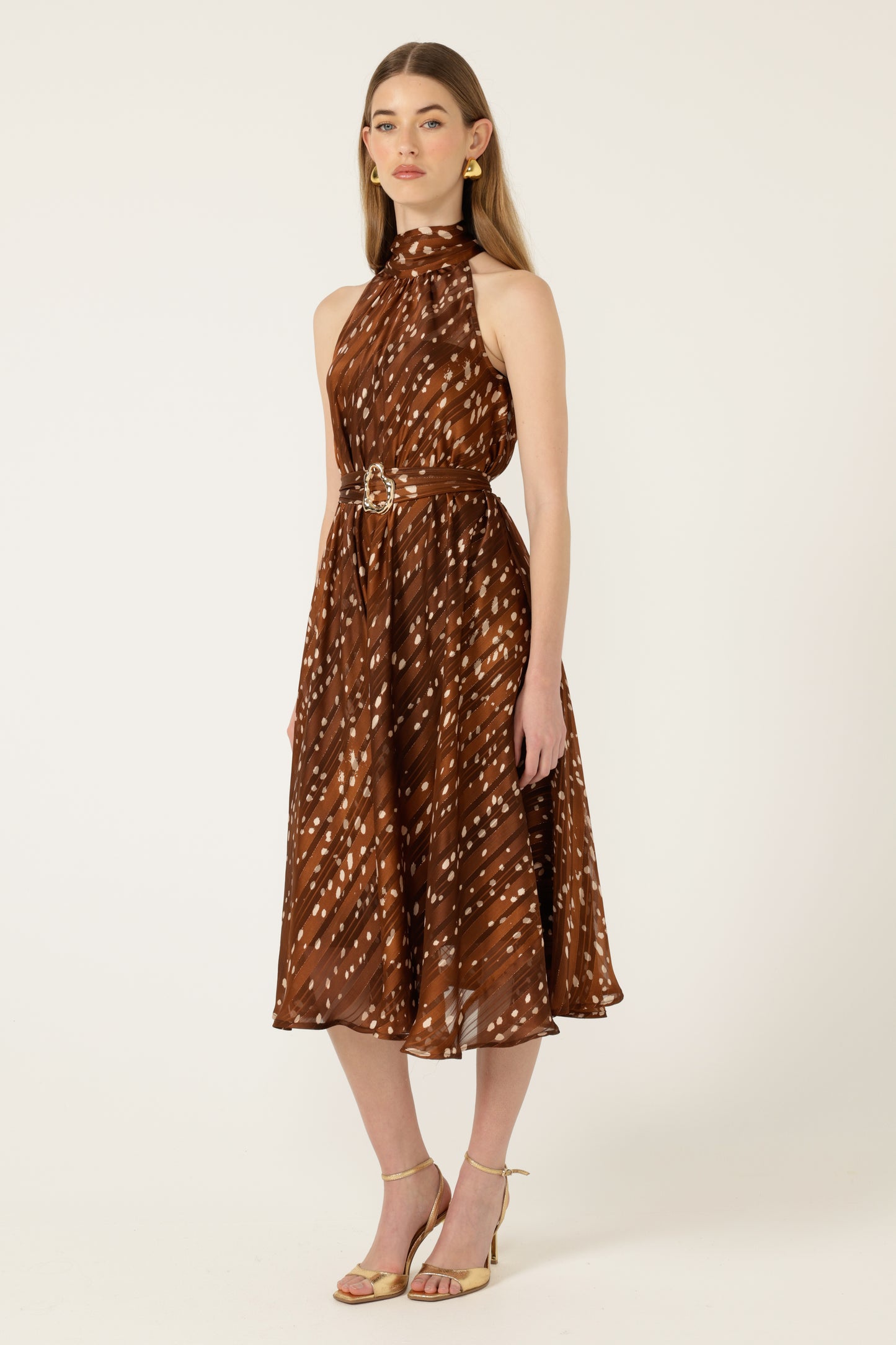 Sacha Drake maple midi dress