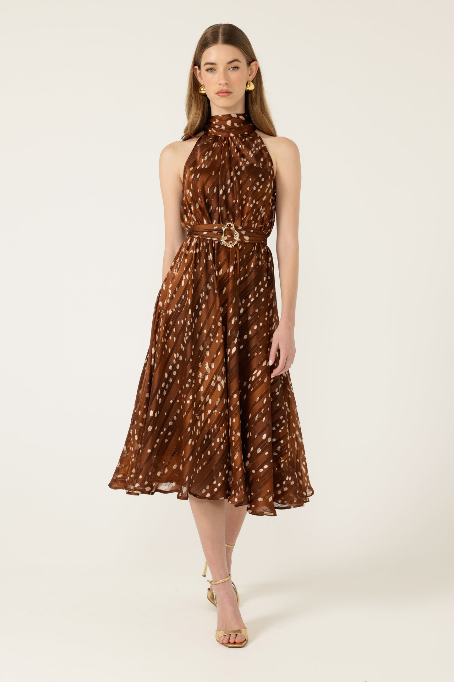 Sacha Drake maple midi dress