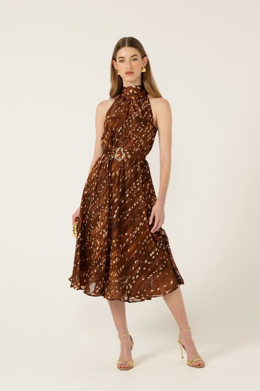 Sacha Drake maple midi dress