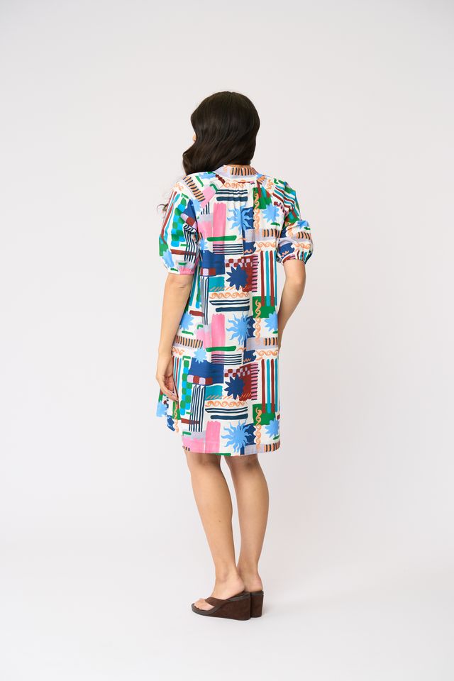 Foil Up And Coming Dress Del Sol